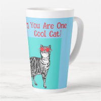 Happy Birthday You Cool Tabby Cat Mens Husband