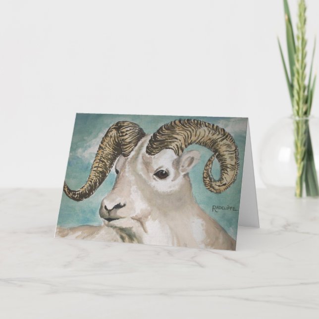 Happy Birthday, You Old Goat Card (Front)