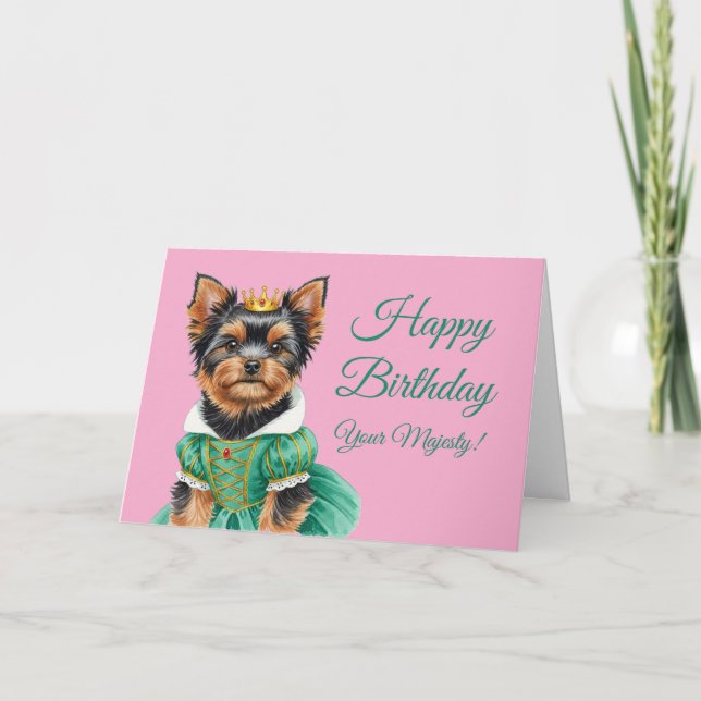 Happy Birthday, Your Majesty Card (Front)
