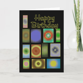 Happy Birthdsy Patchwork Circles Card
