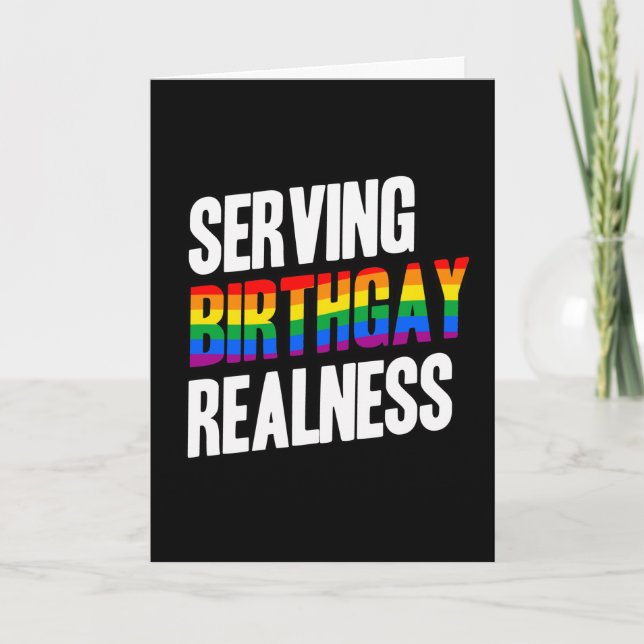 Happy Birthgay Card (Front)