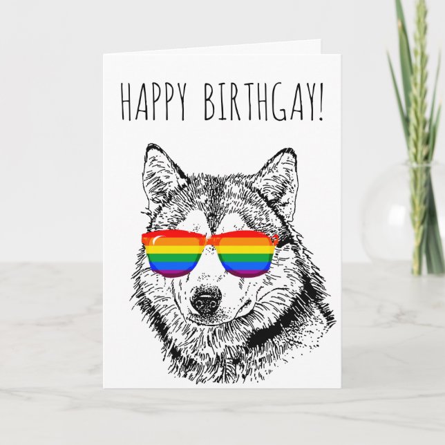Happy Birthgay Card (Front)