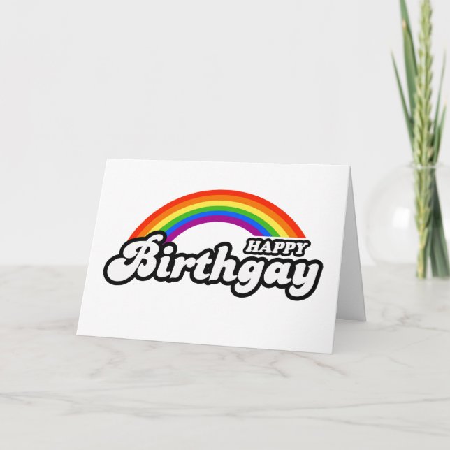 Happy Birthgay Card (Front)