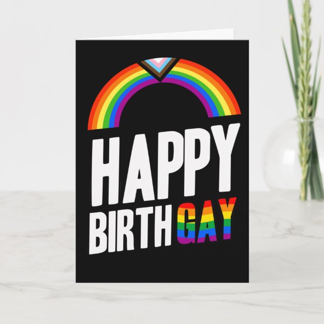Happy Birthgay Card (Front)