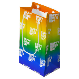 Happy Birthgay Small Gift Bag
