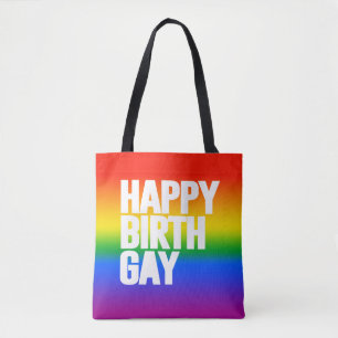 Happy Birthgay Tote Bag