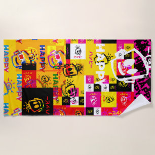 HAPPY Blitch Beach Towel