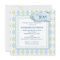 Happy Blue Argyle Boy Baby Shower Invitation