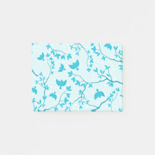 Happy Blue Birds Post-it Notes