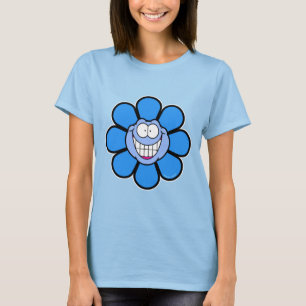 Happy Blue Flower T-Shirt