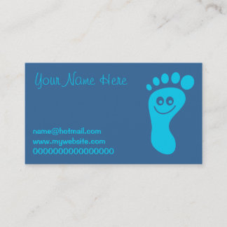 Happy Blue Foot Business Card