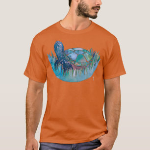 Happy blue turtle T-Shirt