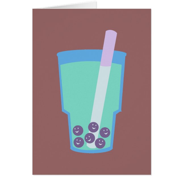 Happy Boba Tea Bubbles (Front)