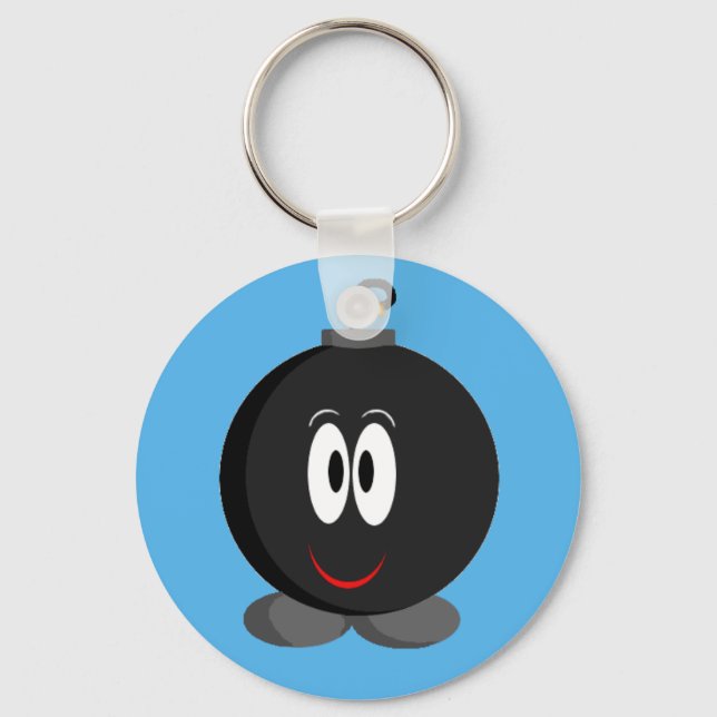 Happy Bomb Key Ring (Front)