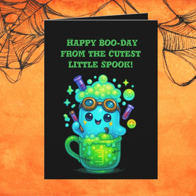 Happy Boo Day Cute Ghost photo Halloween cards (Creator Uploaded)