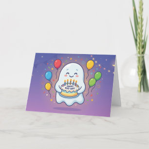 Happy Boo-Day Halloween Birthday Card