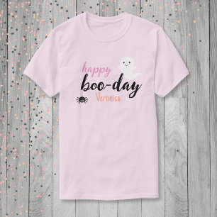 Happy Boo-Day Halloween Birthday T-Shirt