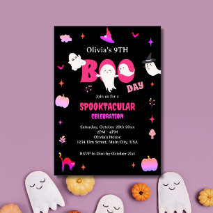 Happy Boo Day Spooky BOO Day Celebration Invitation
