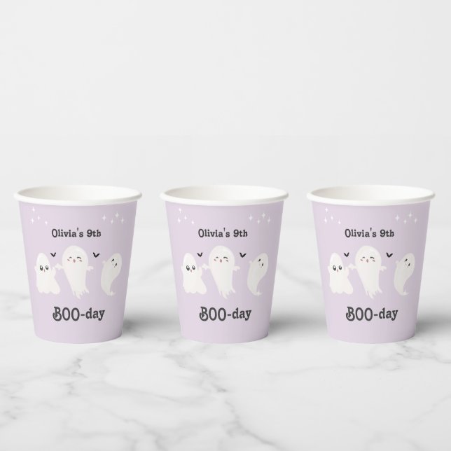 Happy Boo Day | Spooky BOO Day Celebration Paper Cups (Multi)