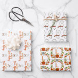 Happy Boo-thday Ghosts Wrapping Paper Sheet<br><div class="desc">The perfect gift tags for a fun Halloween themed October birthday! Featuring happy ghosts and text that reads,  Happy Boo-thday!</div>