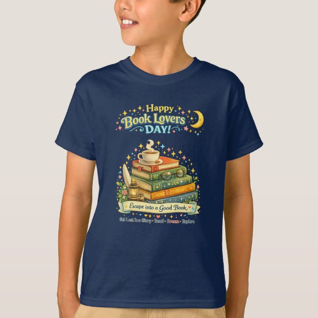 HAPPY BOOK LOVERS DAY T-Shirt (Front)