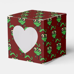 Happy Bookworm Red Favour Box