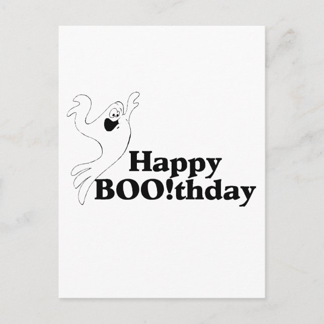 Happy Boothday Postcard (Front)