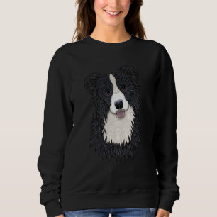 Happy Border Collie by Love Passion  idea Sweatshirt