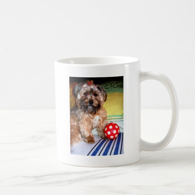 Happy Border Collie Coffee Mug (Right)