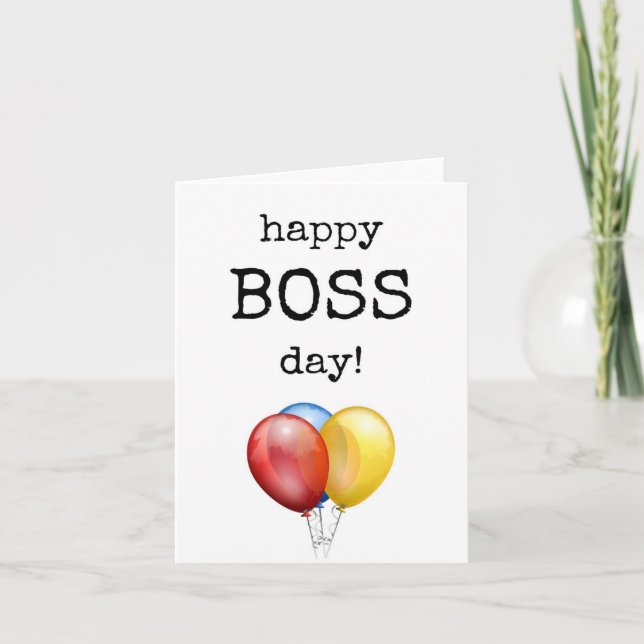 Happy Boss Day, Appreciation, Appreciate Card (Front)