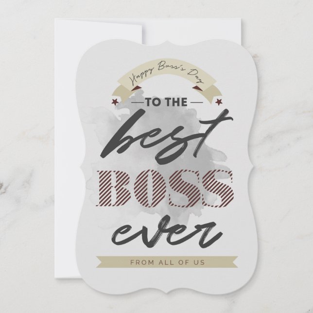 Happy Boss's Day Card (Front)