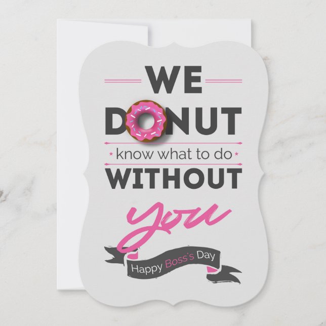 Happy Boss's Day Card (Front)