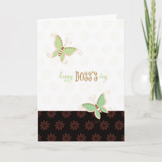 Happy Boss's Day for Female Boss Card