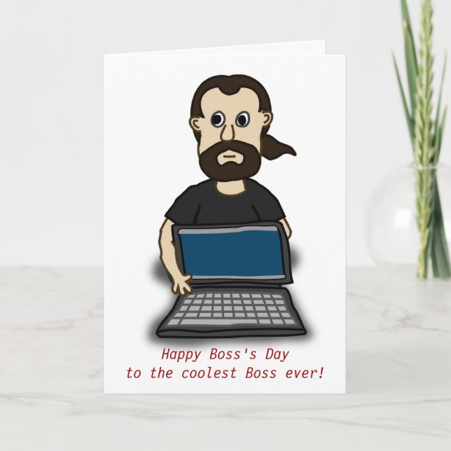 Happy Boss's Day to the coolest boss ever Card (Front)