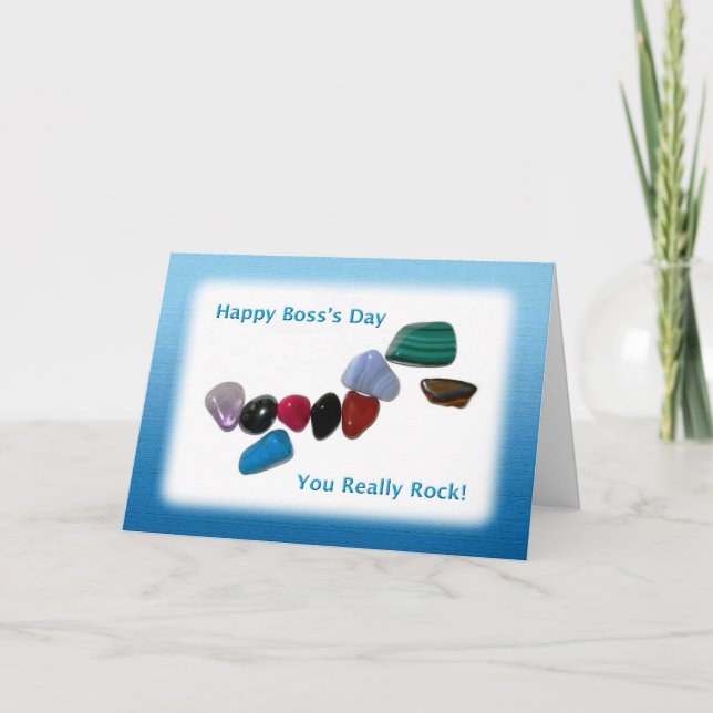 Happy Boss's Day You Really Rock Card (Front)