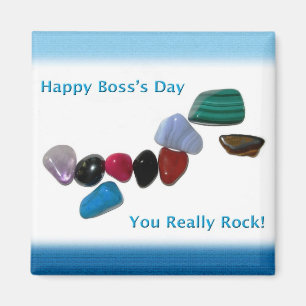 Happy Boss's Day Your Really Rock Magnet