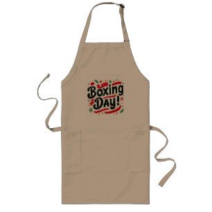 Happy Boxing Day Long Apron