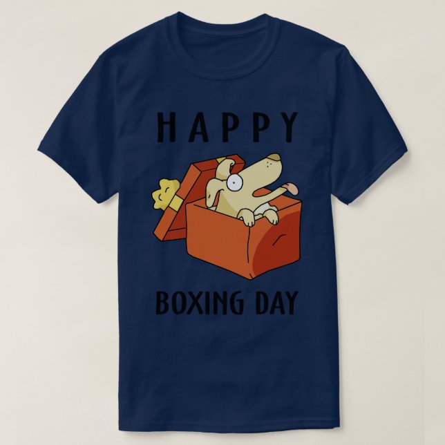 Happy Boxing Day T-Shirt (Design Front)