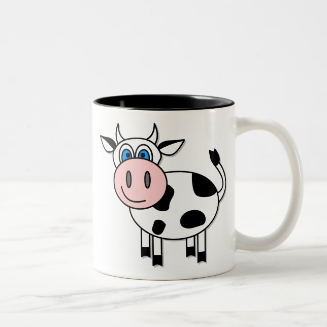 Happy Boy Cow Coffee Mug (Right)