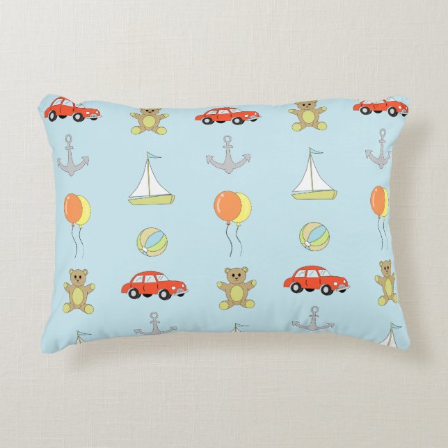 Happy boy decorative cushion (Front)