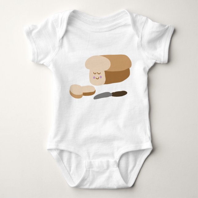 Happy Bread Baby Bodysuit (Front)