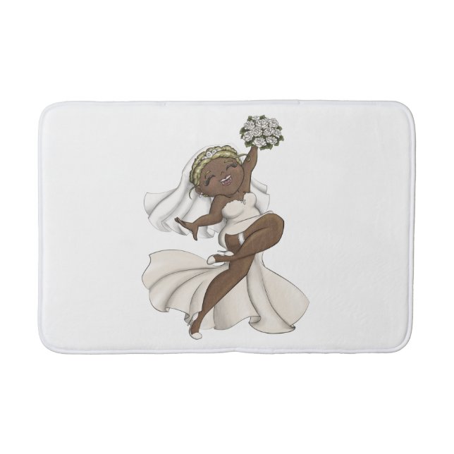Happy Bride 02 Bath Mat (Front)
