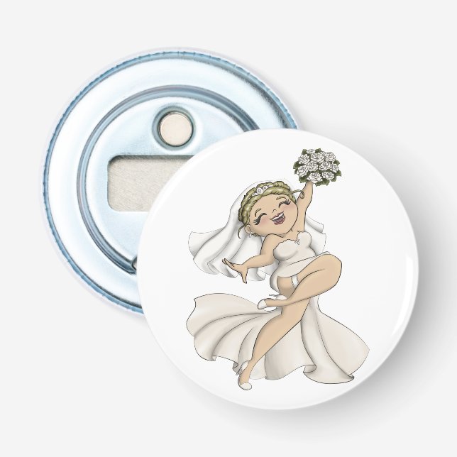 Happy Bride 02 Bottle Opener (Front)
