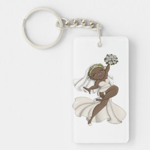 Happy Bride 02 Key Ring