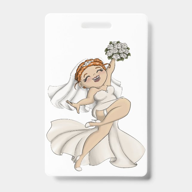 Happy Bride 03 ID Badge (Front)