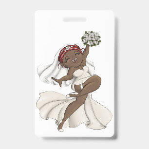 Happy Bride 04 ID Badge