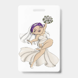 Happy Bride 06 ID Badge