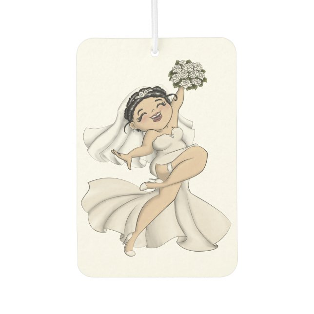 Happy Bride 11 Car Air Freshener (Front)