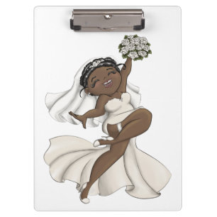 Happy Bride 11 Clipboard