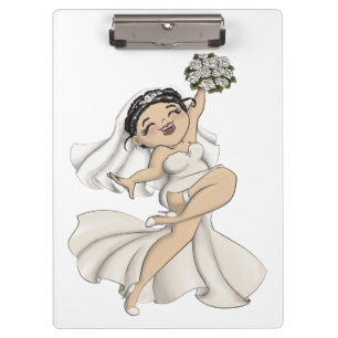 Happy Bride 11 Clipboard